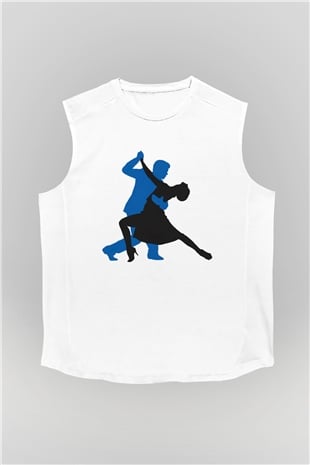 Salsa Beyaz Unisex Kolsuz Tişört