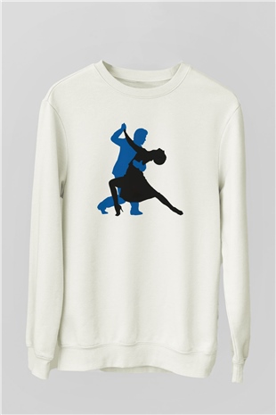 Salsa Beyaz Unisex Sweatshirt