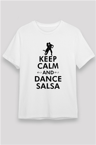 Salsa Beyaz Unisex Tişört T-Shirt - TişörtFabrikası