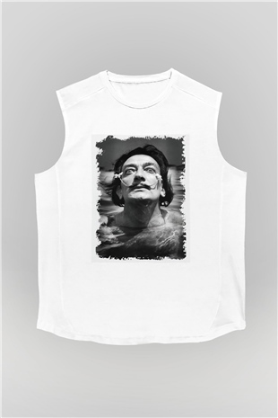 Salvador Dali Beyaz Unisex Kolsuz Tişört