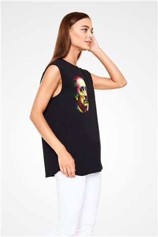 Salvador Dali Siyah Unisex Kolsuz Tişört