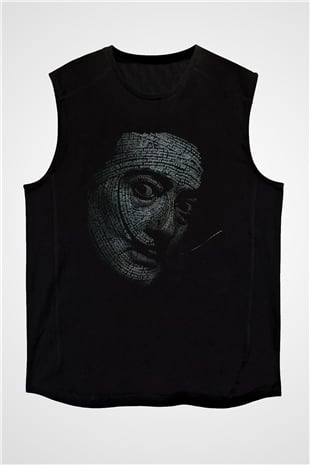 Salvador Dali Siyah Unisex Kolsuz Tişört