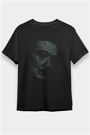 Salvador Dali Siyah Unisex Tişört T-Shirt - TişörtFabrikası