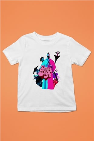Samurai Jack Beyaz Unisex Çocuk Tişört