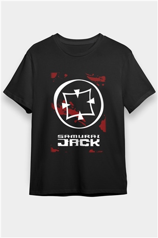Samurai Jack Siyah Unisex Tişört T-Shirt