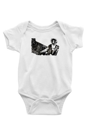 Sandman Baskılı Beyaz Unisex Bebek Body - Zıbın
