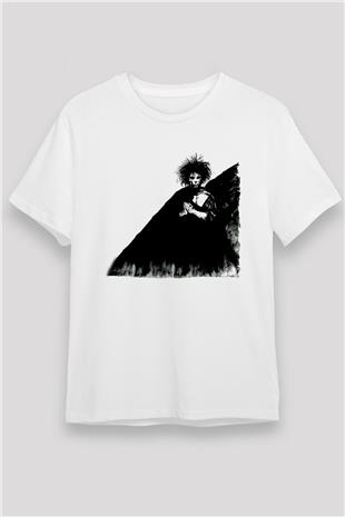 Sandman Unisex Baskılı Beyaz Tişört - Tshirt