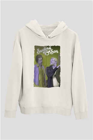 Sanford and Son Beyaz Unisex Hoodie