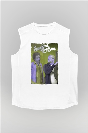 Sanford and Son Beyaz Unisex Kolsuz Tişört