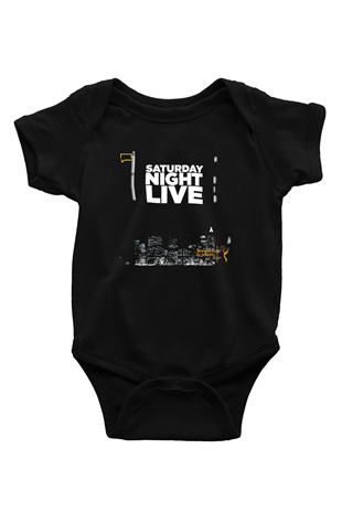 Saturday Night Live Siyah Bebek Body - Zıbın