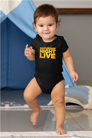 Saturday Night Live Siyah Bebek Body - Zıbın