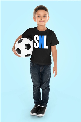 Saturday Night Live Siyah Unisex  Çocuk Tişört