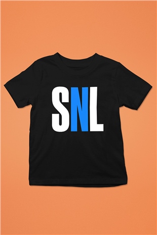 Saturday Night Live Siyah Unisex  Çocuk Tişört