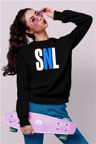Saturday Night Live Siyah Unisex  Sweatshirt