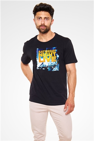 Saturday Night Live Siyah Unisex Tişört