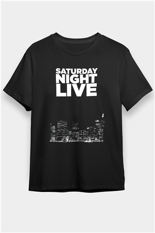 Saturday Night Live Siyah Unisex Tişört T-Shirt