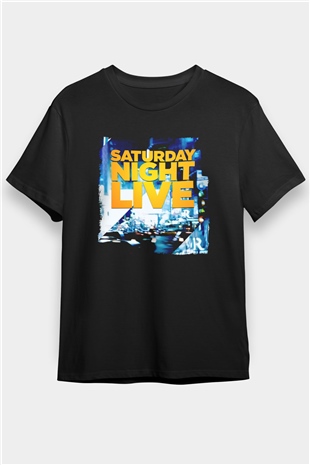 Saturday Night Live Siyah Unisex Tişört