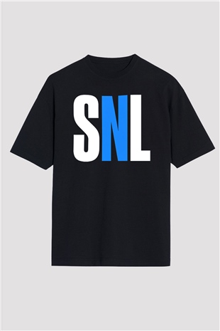 Saturday Night Live Siyah Oversize Tişört