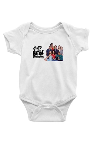 Saved by the Bell Beyaz Bebek Body - Zıbın