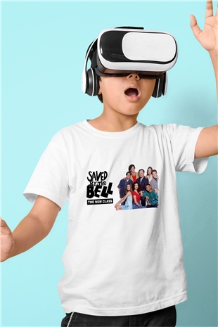 Saved by the Bell Beyaz Unisex Çocuk Tişört