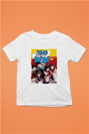 Saved by the Bell Beyaz Unisex Çocuk Tişört