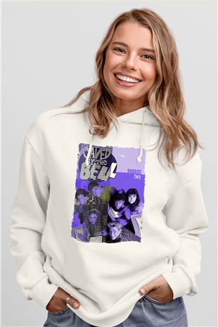 Saved by the Bell Beyaz Unisex Hoodie