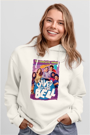 Saved by the Bell Beyaz Unisex Hoodie