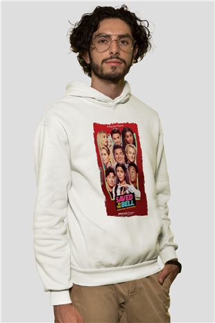 Saved by the Bell Beyaz Unisex Hoodie