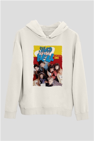 Saved by the Bell Beyaz Unisex Hoodie