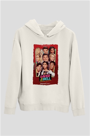 Saved by the Bell Beyaz Unisex Hoodie