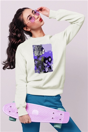 Saved by the Bell Beyaz Unisex Sweatshirt