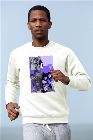 Saved by the Bell Beyaz Unisex Sweatshirt