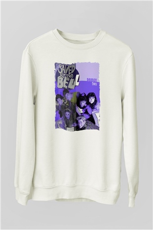 Saved by the Bell Beyaz Unisex Sweatshirt