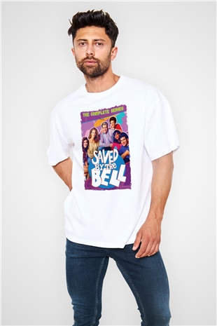 Saved by the Bell Beyaz Oversize Tişört Oversize T-shirt