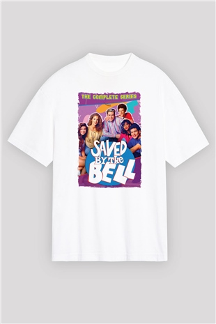 Saved by the Bell Beyaz Oversize Tişört Oversize T-shirt