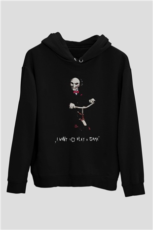 Saw Siyah Unisex Hoodie