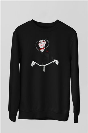 Saw Siyah Unisex Sweatshirt