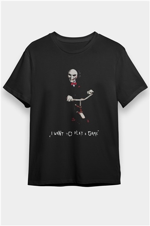 Saw Siyah Unisex Tişört T-Shirt