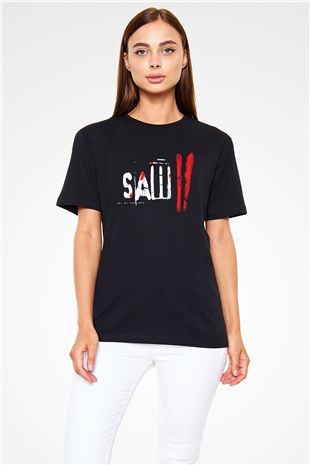 Saw Siyah Unisex Tişört T-Shirt