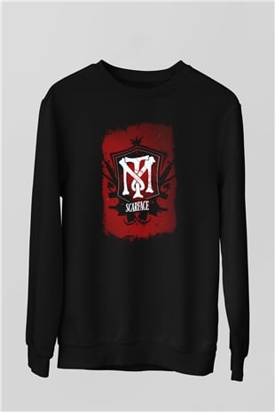 Scarface Siyah Unisex Sweatshirt