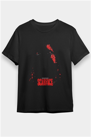 Scarface Siyah Unisex Tişört T-Shirt