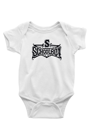 Schoolboy Q Baskılı Beyaz Unisex Bebek Body - Zıbın