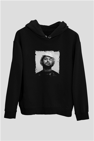 Schoolboy Q Baskılı Unisex Siyah Hoodie