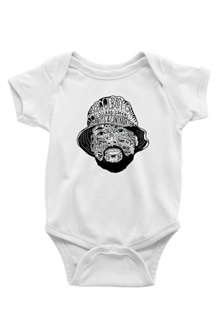 Schoolboy Q Beyaz Bebek Body - Zıbın