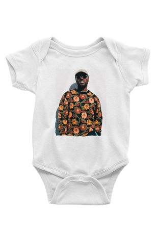 Schoolboy Q Beyaz Bebek Body - Zıbın