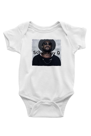Schoolboy Q Beyaz Bebek Body - Zıbın