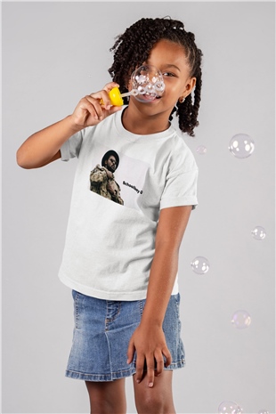 Schoolboy Q Beyaz Unisex Çocuk Tişört