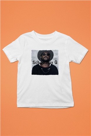 Schoolboy Q Beyaz Unisex Çocuk Tişört
