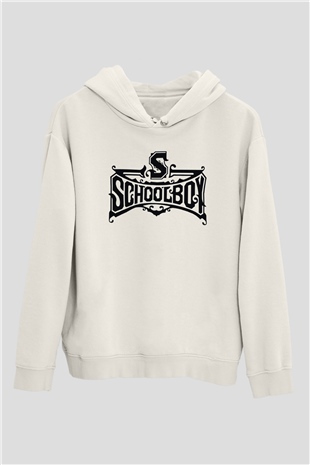 Schoolboy Q Beyaz Unisex Kapşonlu Sweatshirt