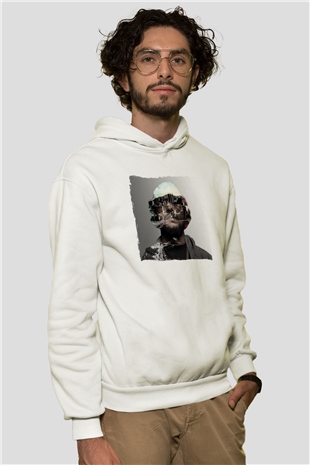 Schoolboy Q Beyaz Unisex Kapüşonlu Sweatshirt